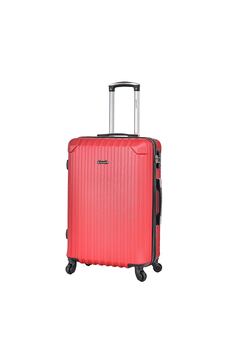 Troler mediu SW44204 - ABS - 4 roti - cifru - 66 cm - rosu