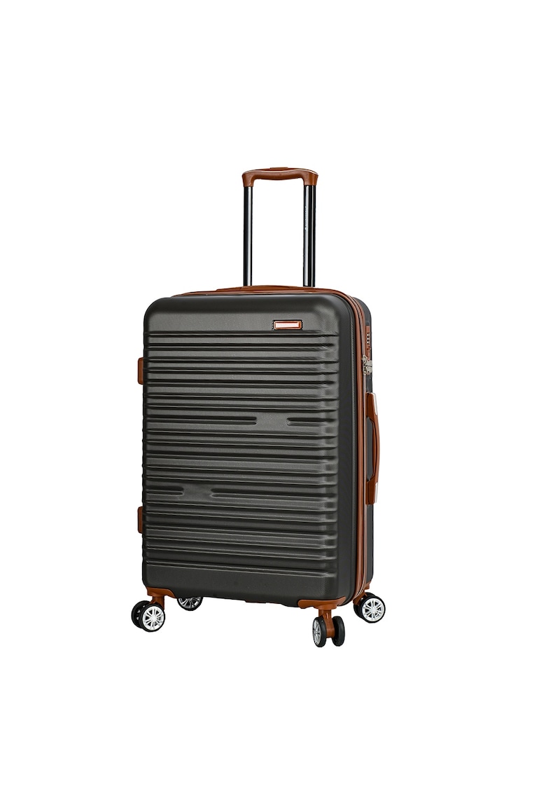 Troler mediu extensibil SW33803 - ABS - cifru - 4 roti duble - 67 cm - antracit