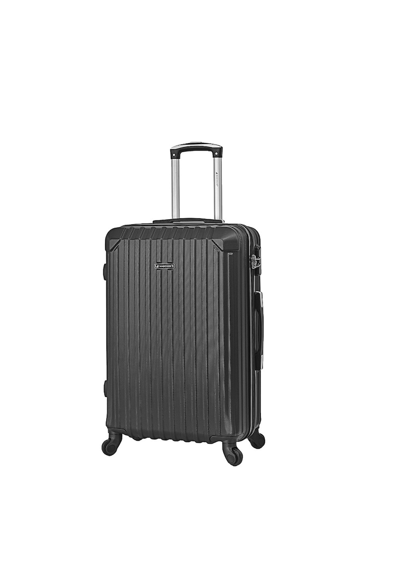 Troler mediu SW44204 - ABS - 4 roti - cifru - 66 cm - negru