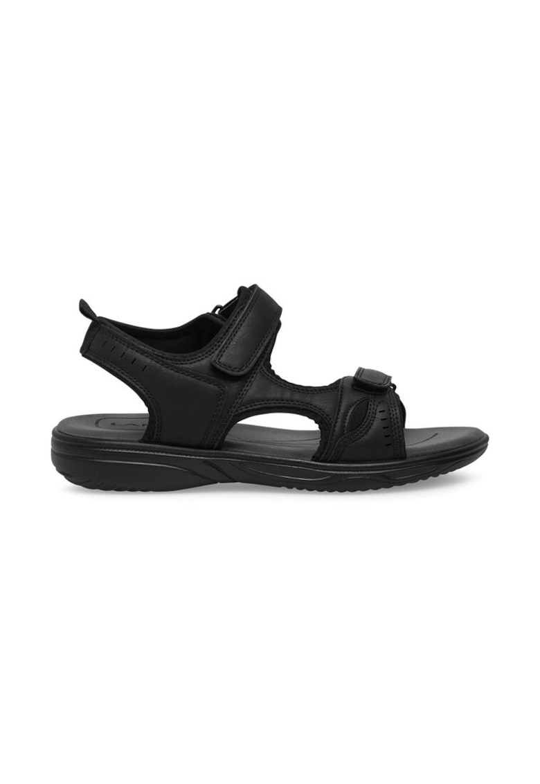 Sandale barbati - 590559 - Piele ecologica - Negru -