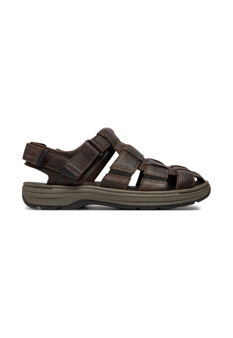 Sandale fisherman de piele Saltway Cove - Maro