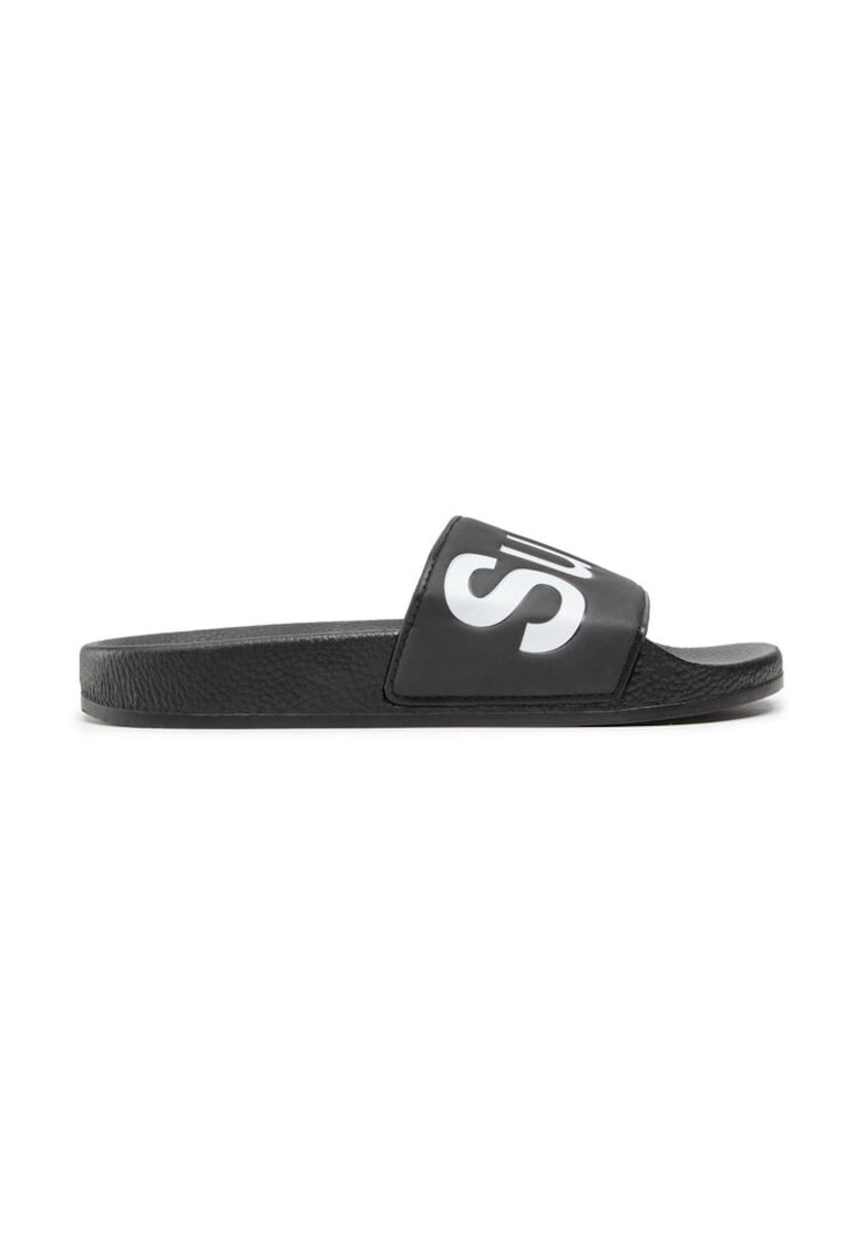 Slapi dama - 300574 - Piele ecologica - Negru -