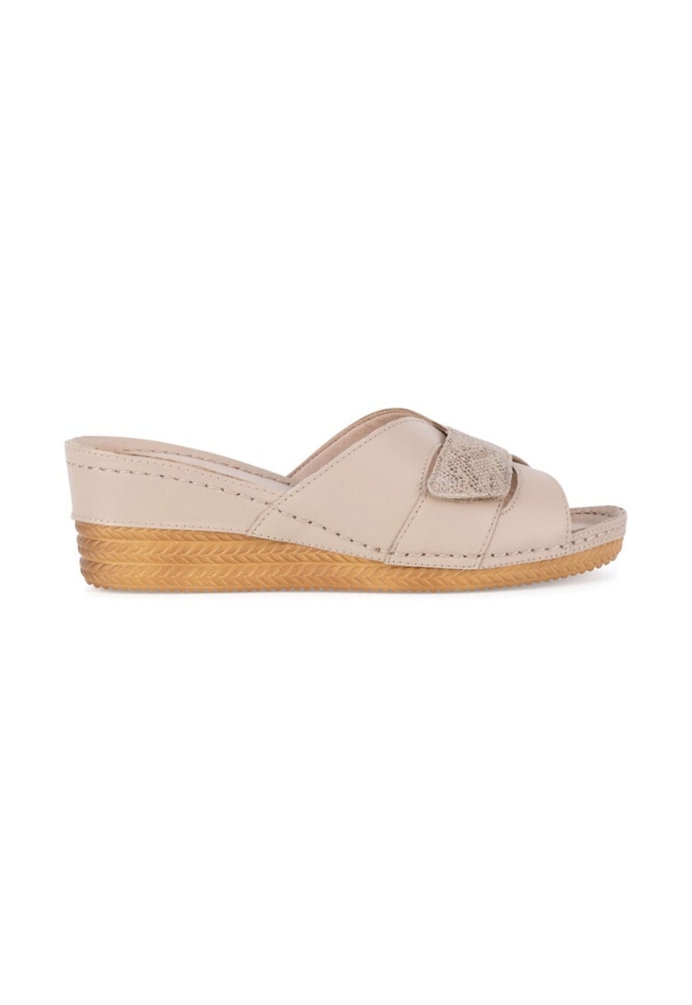 Slapi dama - 590559 - Piele naturala - Bej - Bej