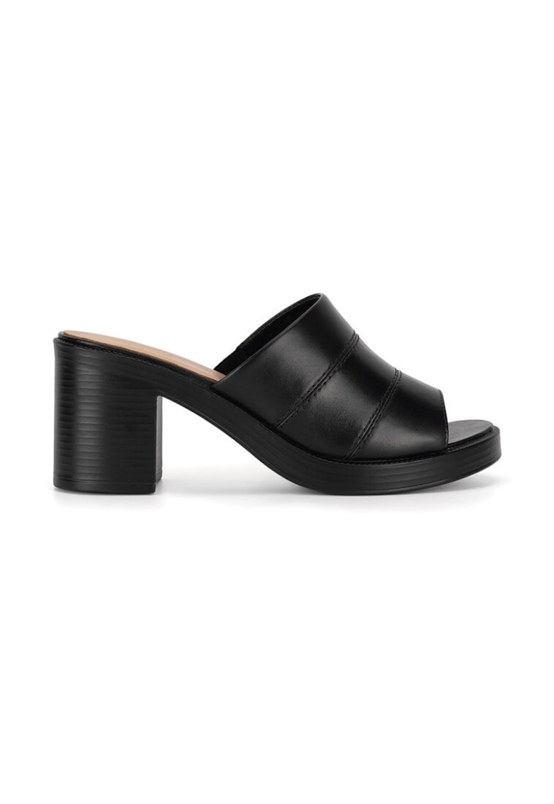 Slapi dama - 590559 - Piele naturala - Negru -
