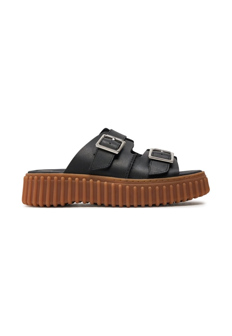 Slapi dama - 303500 - Piele naturala - Negru -