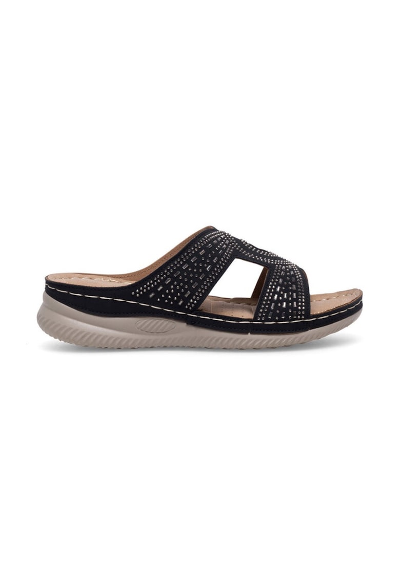 Slapi dama - 590559 - Sintetic - Negru -