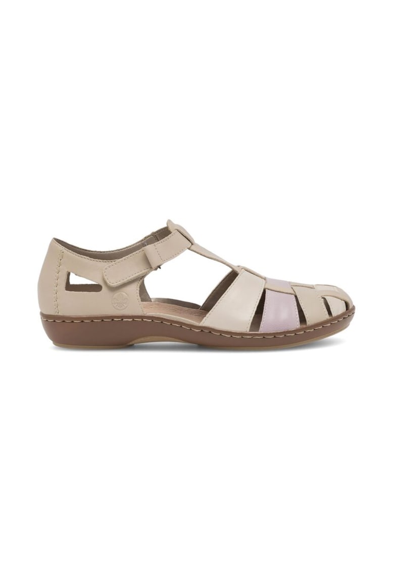 Rieker Sandale dama - 590559 - Piele naturala - Bej - Bej