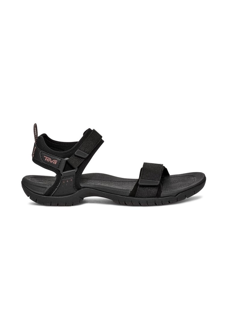 Sandale dama - 89725 - Textil - Negru