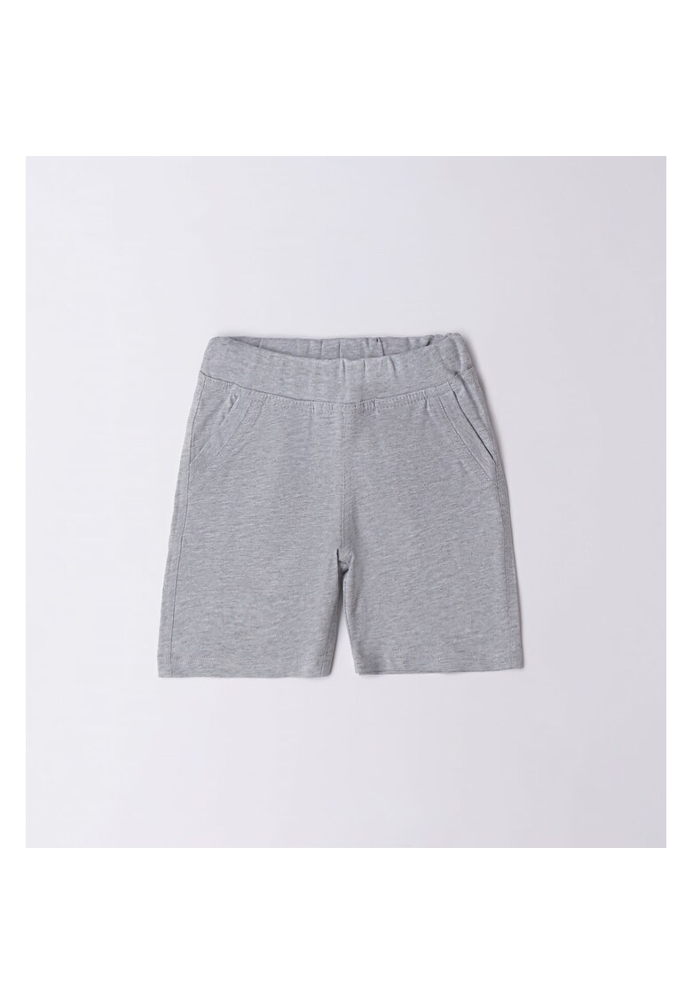 Bermude uni cu siret pentru baieti - 4.6177 - Gri - Gri
