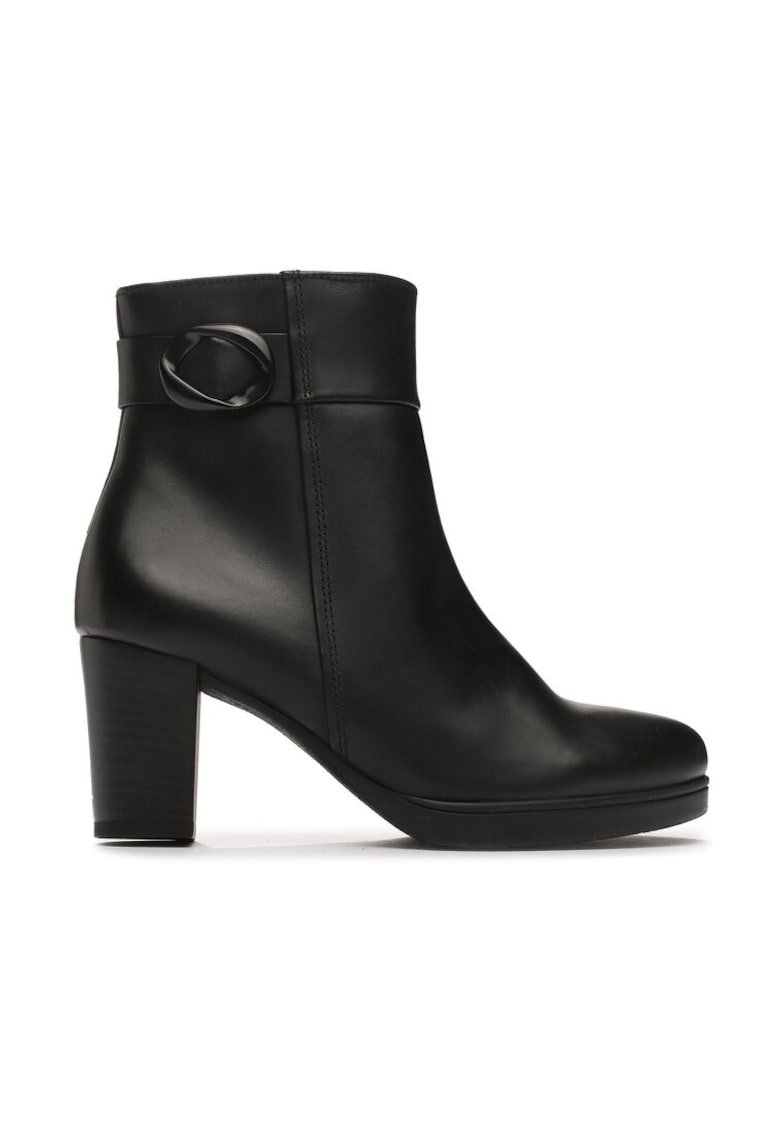 Botine dama - 303178 - Piele naturala - Negru