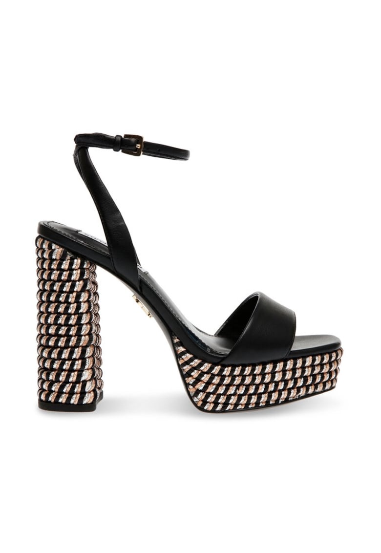 Sandale dama - 303617 - Piele ecologica - Negru -