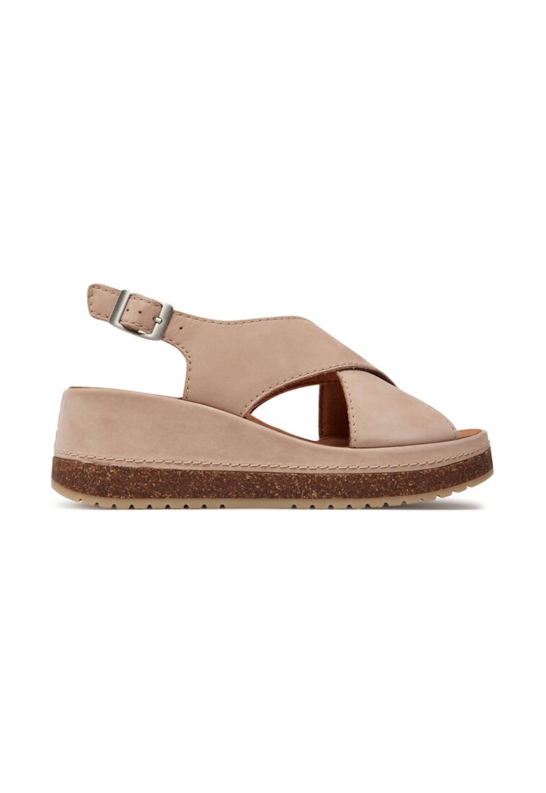 Sandale dama - 303500 - Piele nabuc - Roz -
