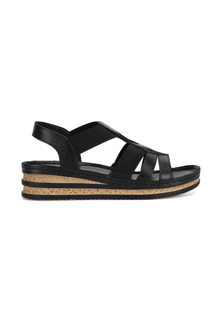 Sandale dama - 590559 - Piele naturala - Negru