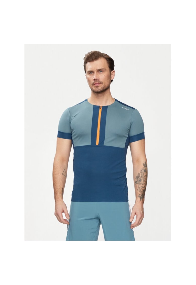 Tricou sport barbati - 442408 - Albastru - Poliester