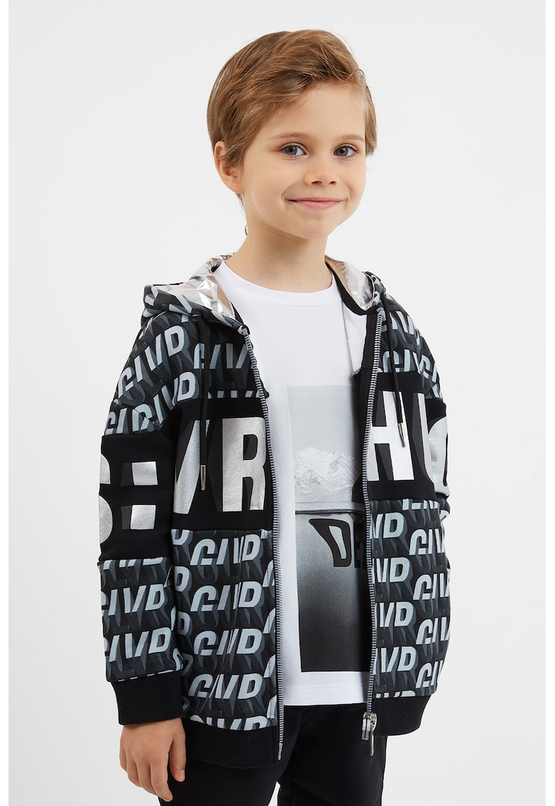 Hanorac de bumbac cu logo