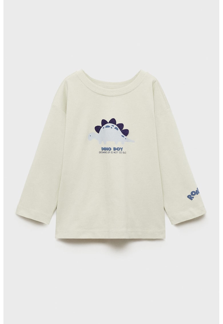 Bluza de bumbac cu imprimeu Dinoboy