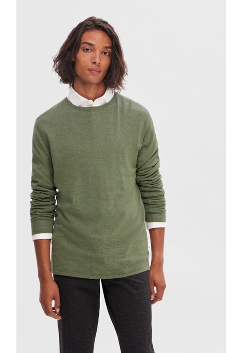 Pulover barbati - 634095 - Verde - Lyocell - Verde