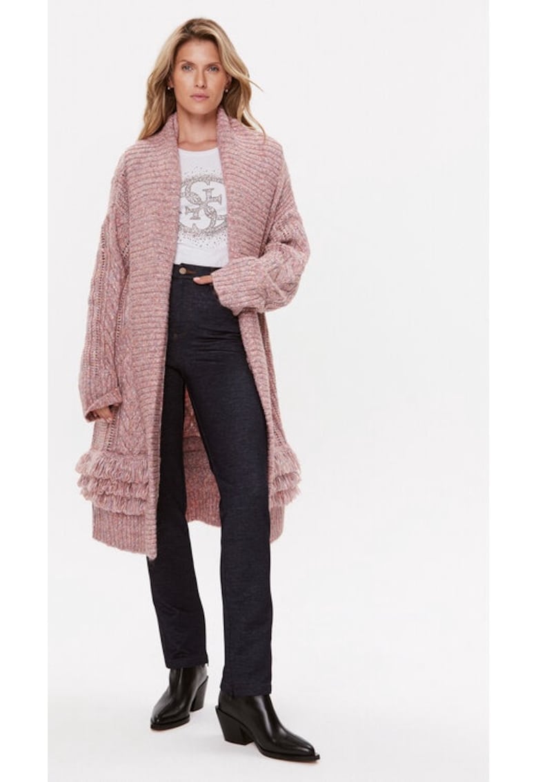 Cardigan lung de dama  Liliane W3BR43