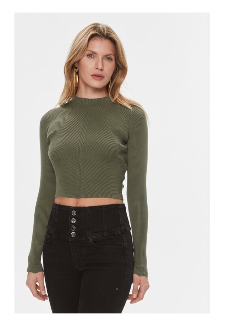 Pulover dama - 399771 - Verde - Bumbac