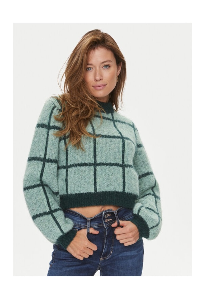 Pulover dama - 22440 - Verde - Poliester