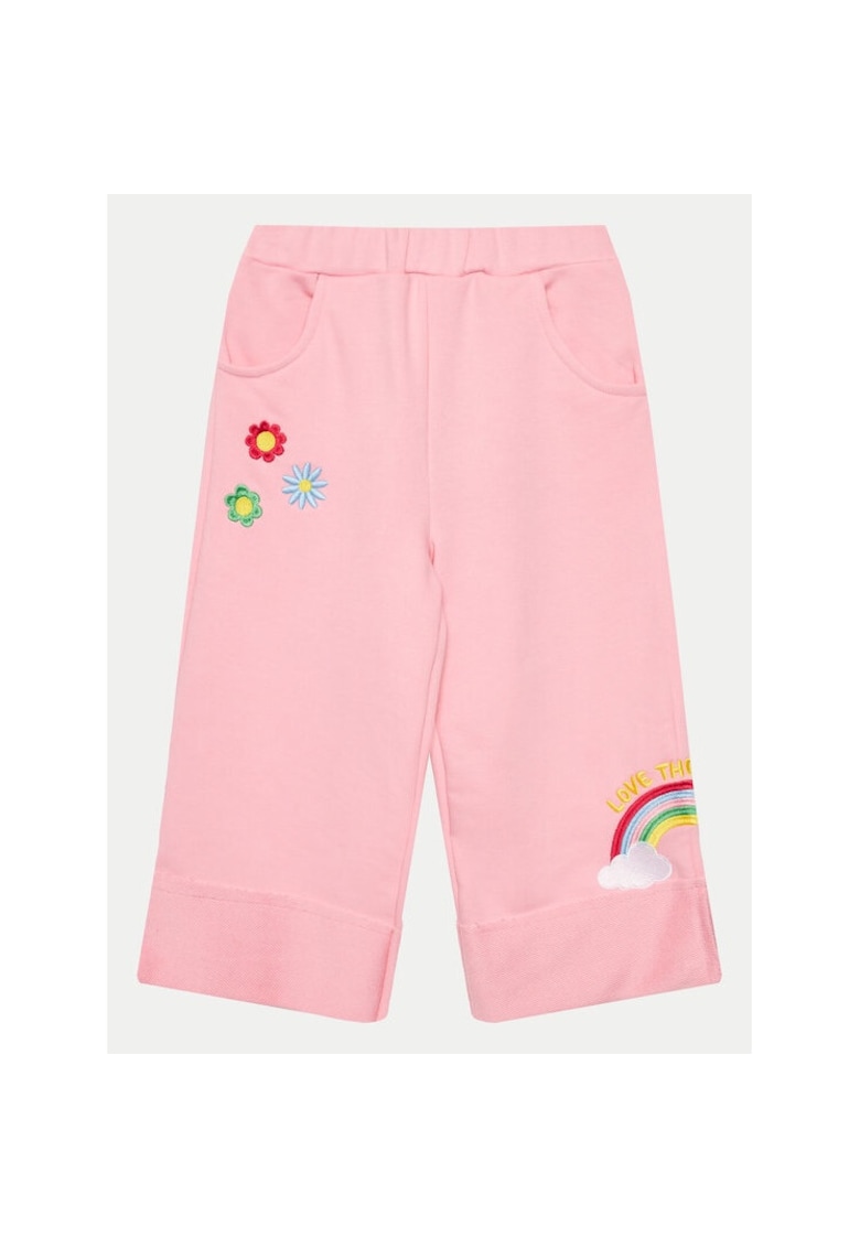 Pantaloni copii - 833398 - Roz - Bumbac