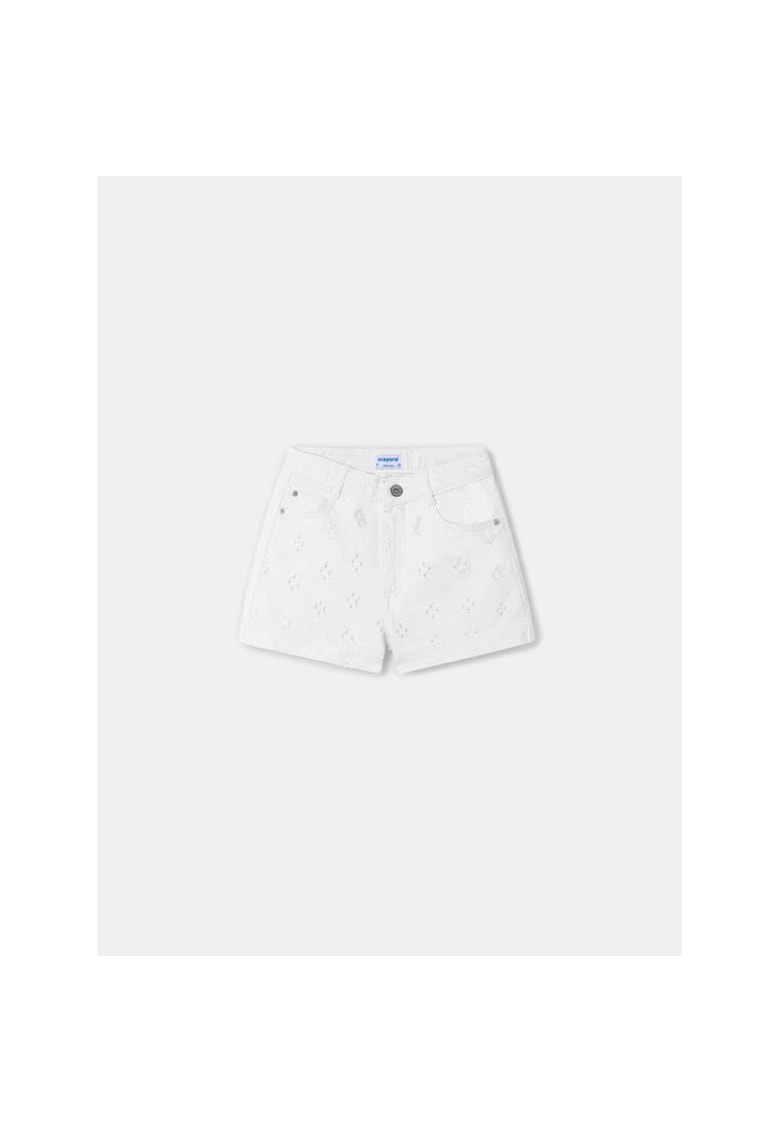 Pantaloni copii - 141508 - Alb - Bumbac
