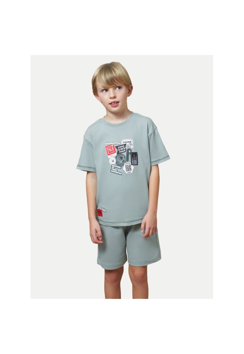 Pantaloni copii - 139635 - Albastru - Bumbac