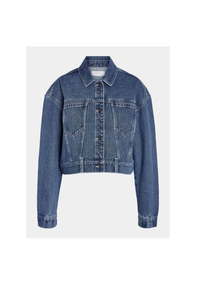 Geaca dama - 483760 - Albastru - Bumbac