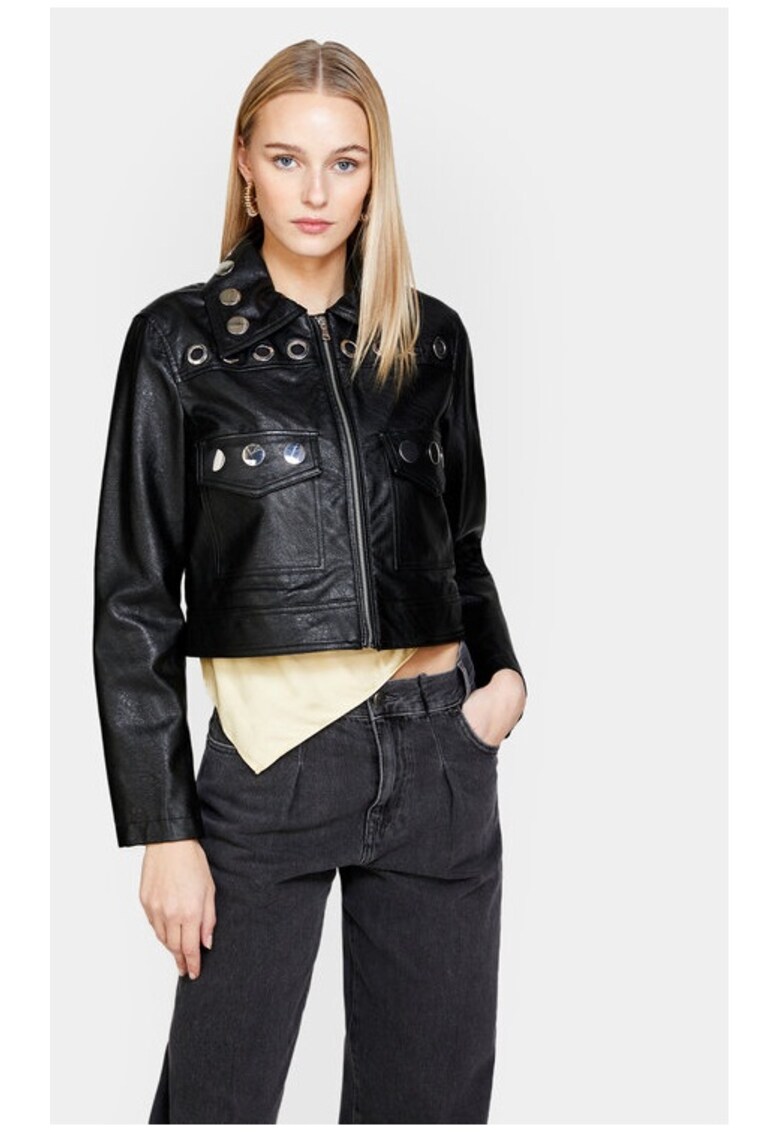 Geaca dama - 811907 - Negru - Piele Ecologica