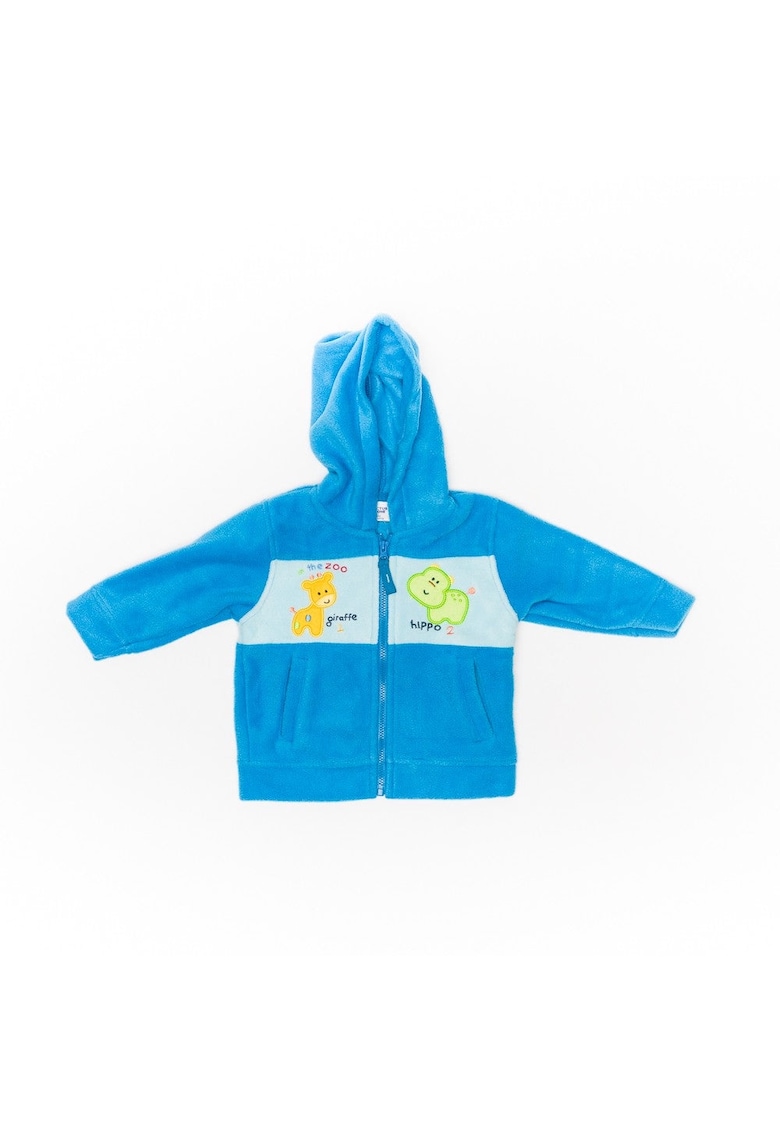 Hanorac bebelusi - cu fermoar - Albastru