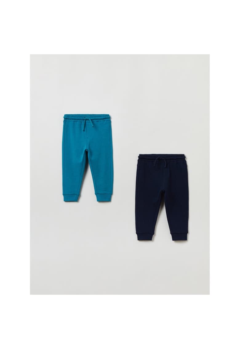 Pantaloni copii - 331870 - Albastru - Bumbac