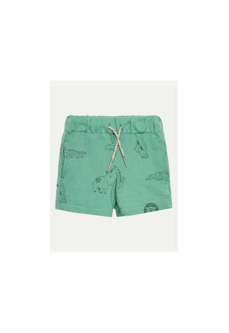Pantaloni copii - 140051 - Verde - Bumbac -