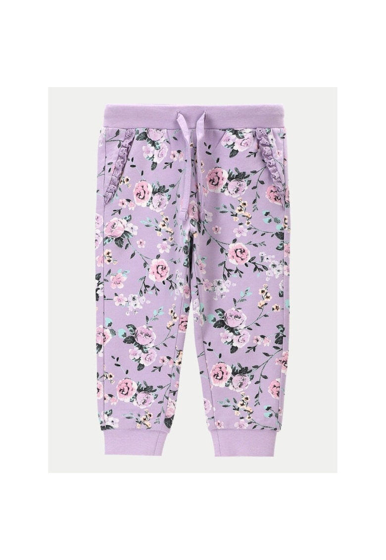 Pantaloni copii - 48173 - Violet - Bumbac