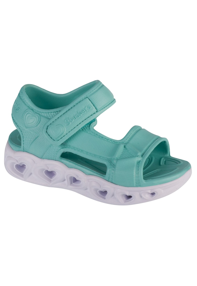 Sandale copii - Heart Lights Sandal - Always Flashy 308045 - Verde menta