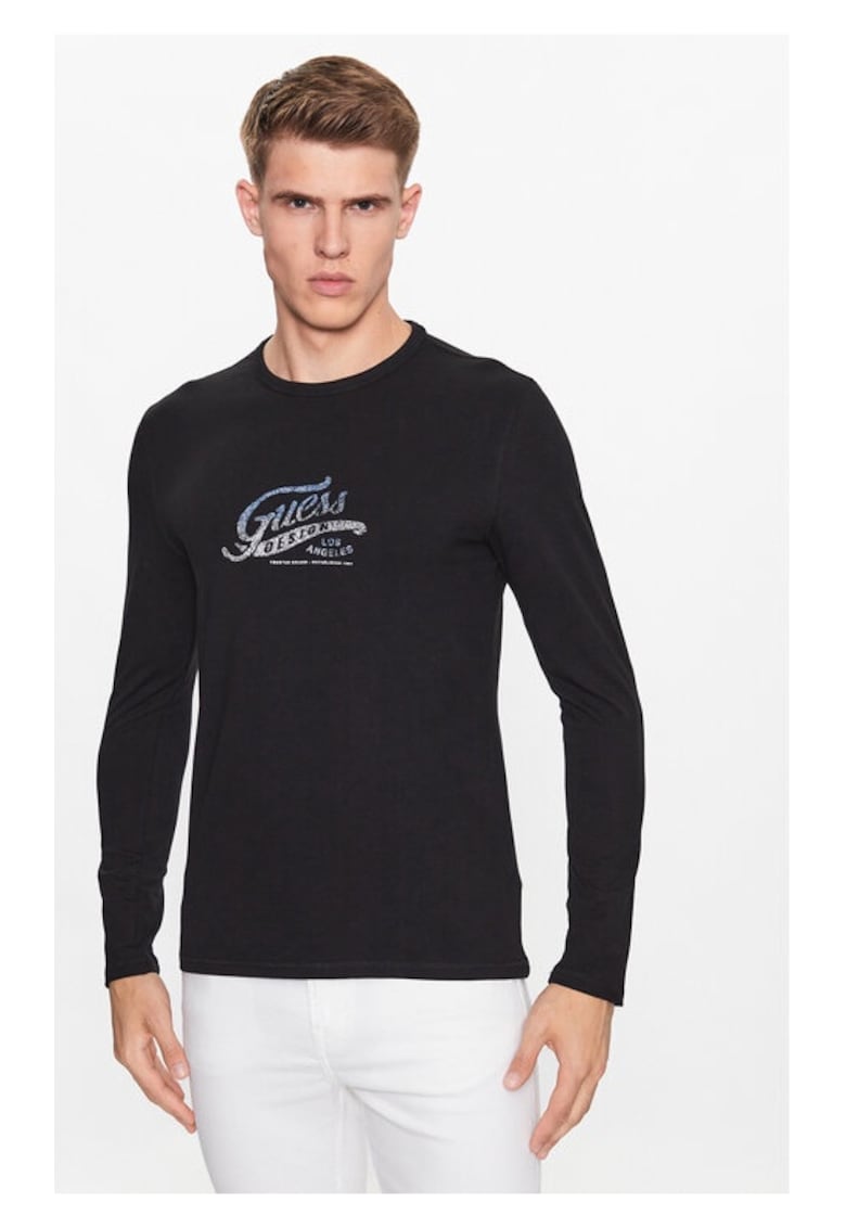 Bluza barbati - 845477 - Negru - Bumbac