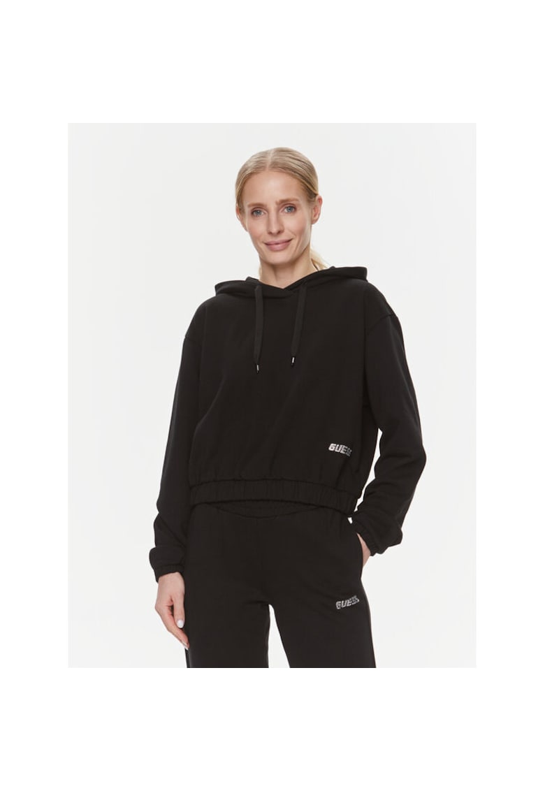 Bluza de trening dama - 394929 - Negru - Bumbac