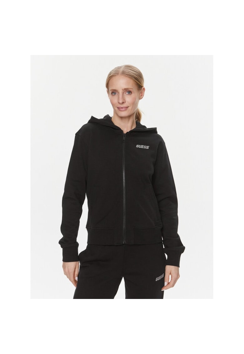 Bluza sport bumbac - Negru