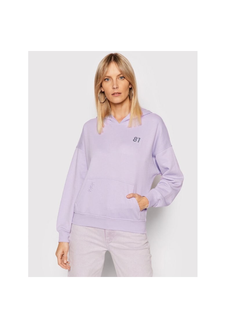 Bluza de trening dama - 591347 - Violet - Bumbac