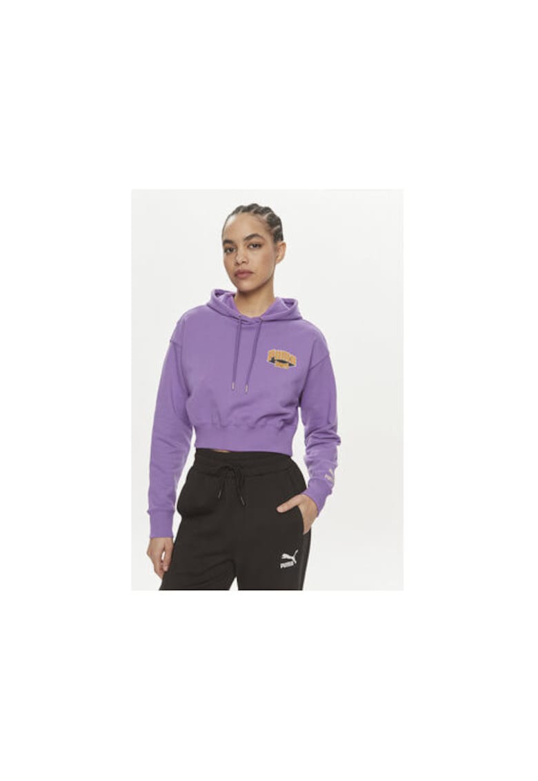 Bluza de trening dama - 325251 - Violet - Poliester -