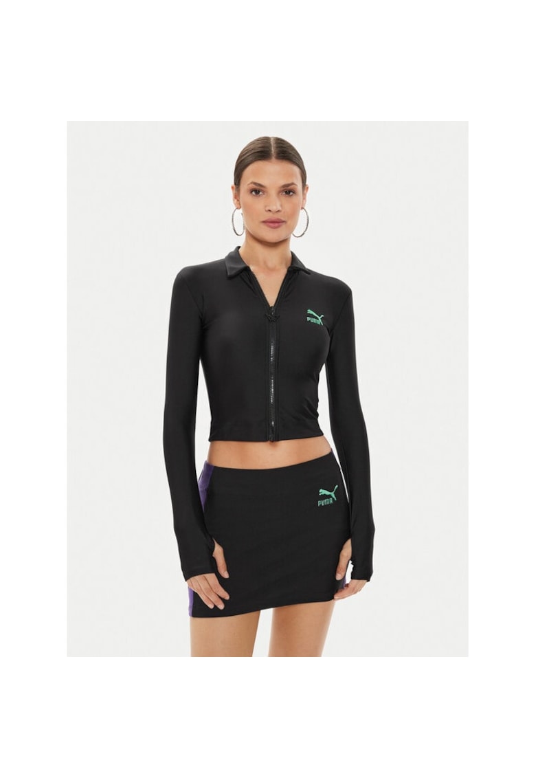 Bluza sport dama - 456398 - Negru - Poliester