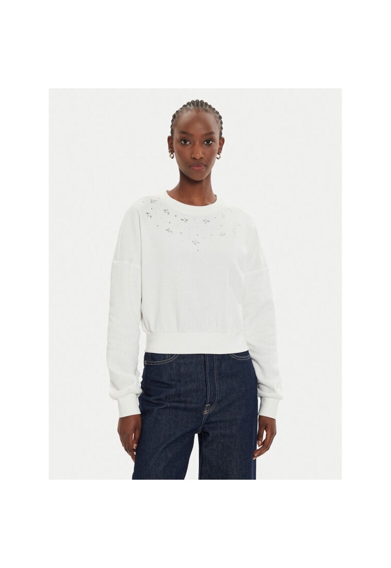 Bluza sport dama - 607523 - Alb - Bumbac