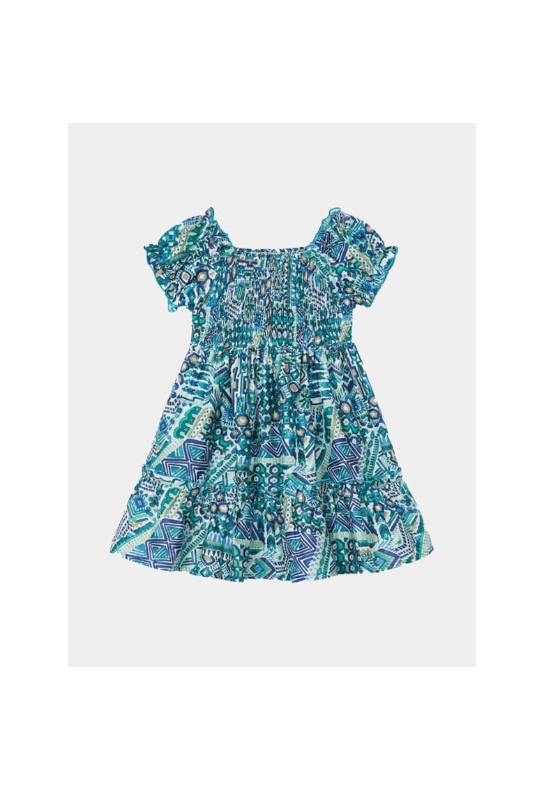 Rochie fete - 13799 - Multicolor - Bumbac