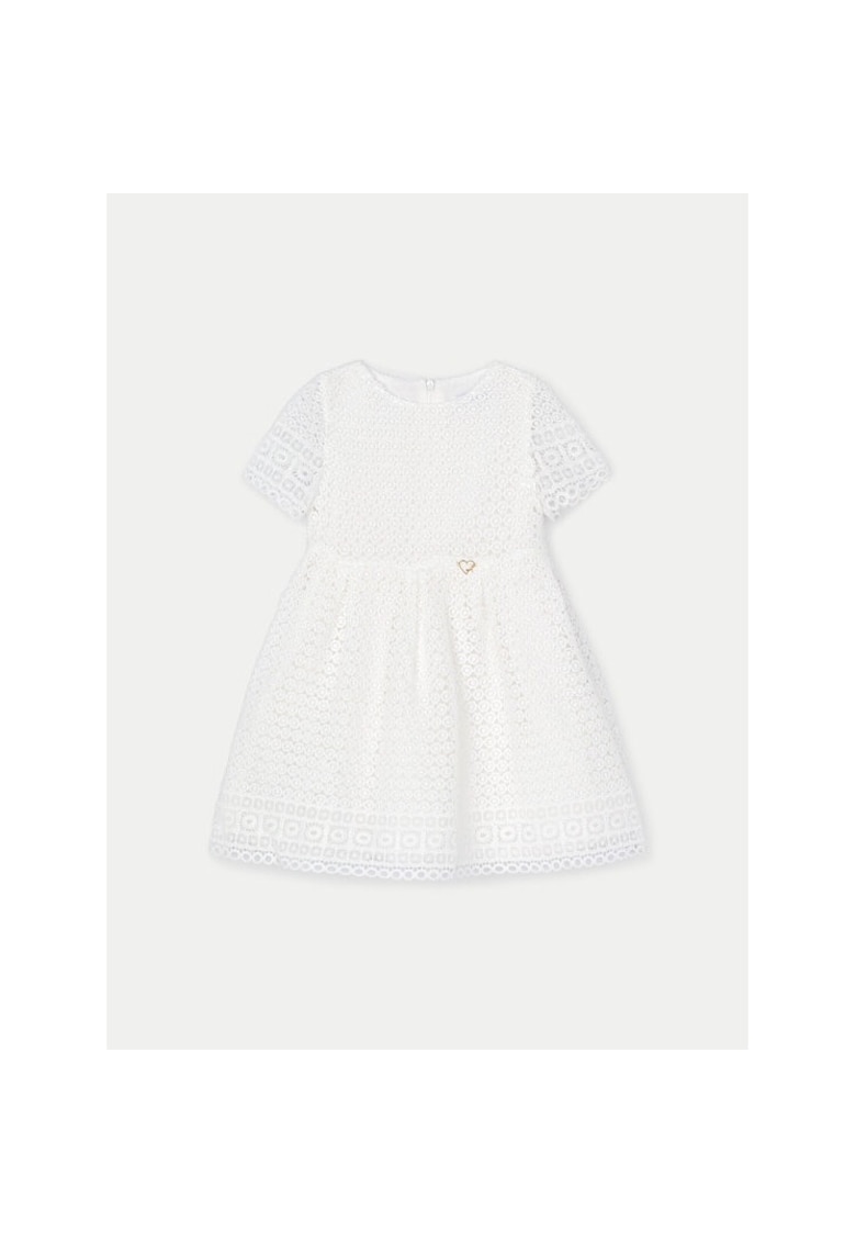 Rochie fete - 13614 - Ecru - Poliester