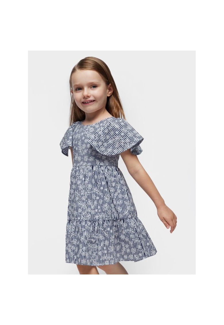 Rochie fete - 13805 - Bleumarin - Bumbac