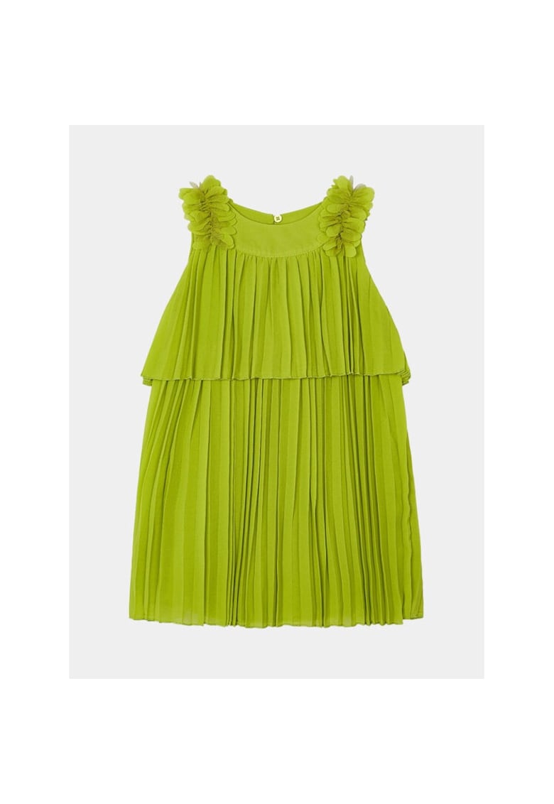 Rochie fete - 13652 - Verde - Poliester