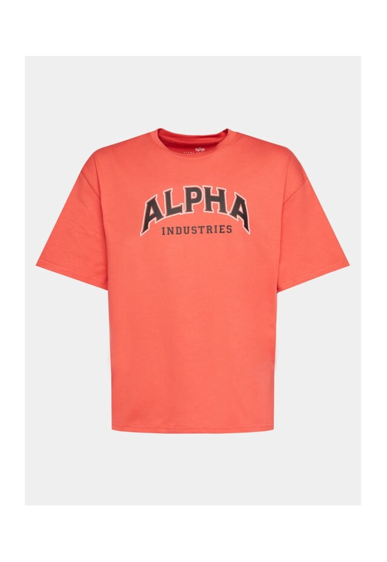 Alpha Industries Tricou barbati - 861964 - Rosu - Bumbac