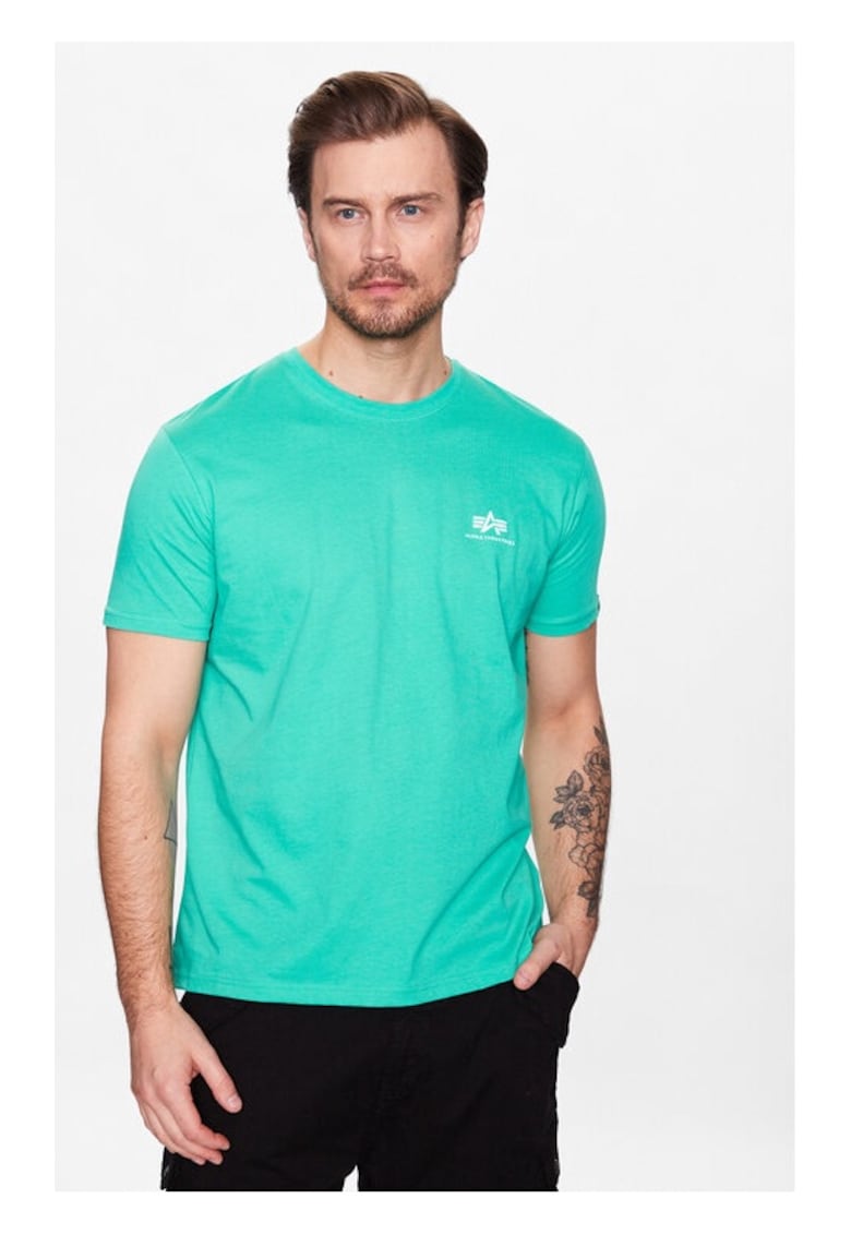 Tricou barbati - 301430 - Verde - Bumbac