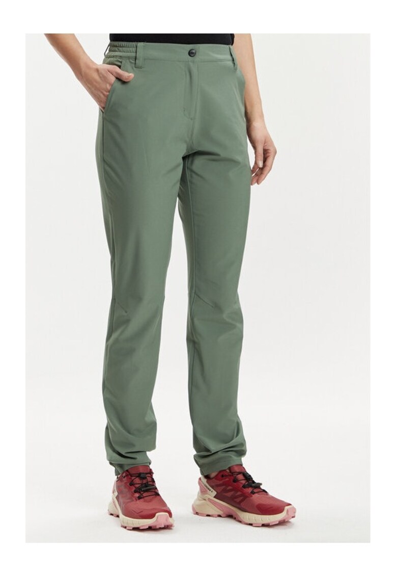 Pantaloni dama - 442729 - Verde - Poliester