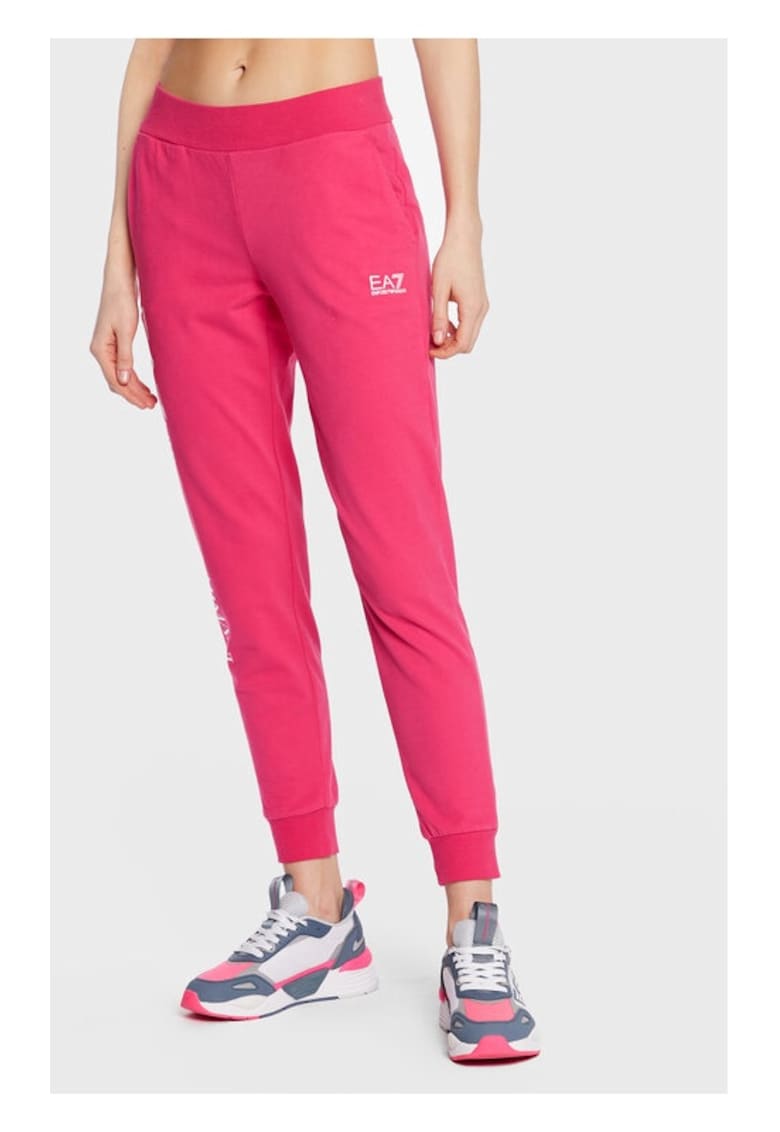 Pantaloni dama - 477333 - Roz - Bumbac