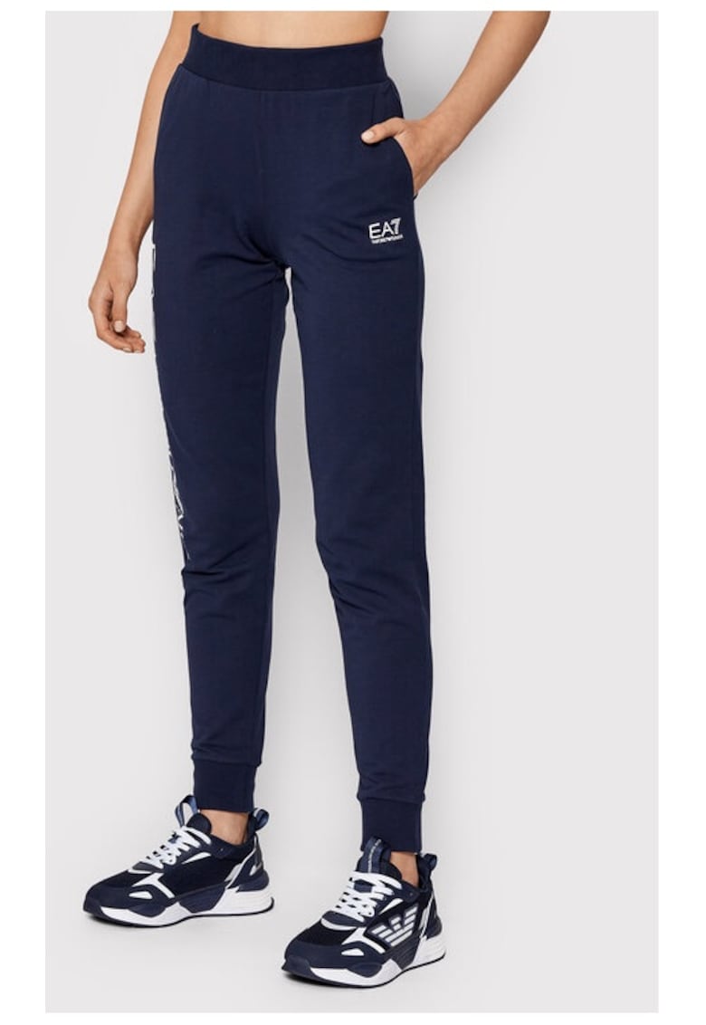 Pantaloni dama - 814430 - Bleumarin - Bumbac